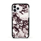 Viola Marble Apple iPhone 11 Pro in Silver with Black Impact Case