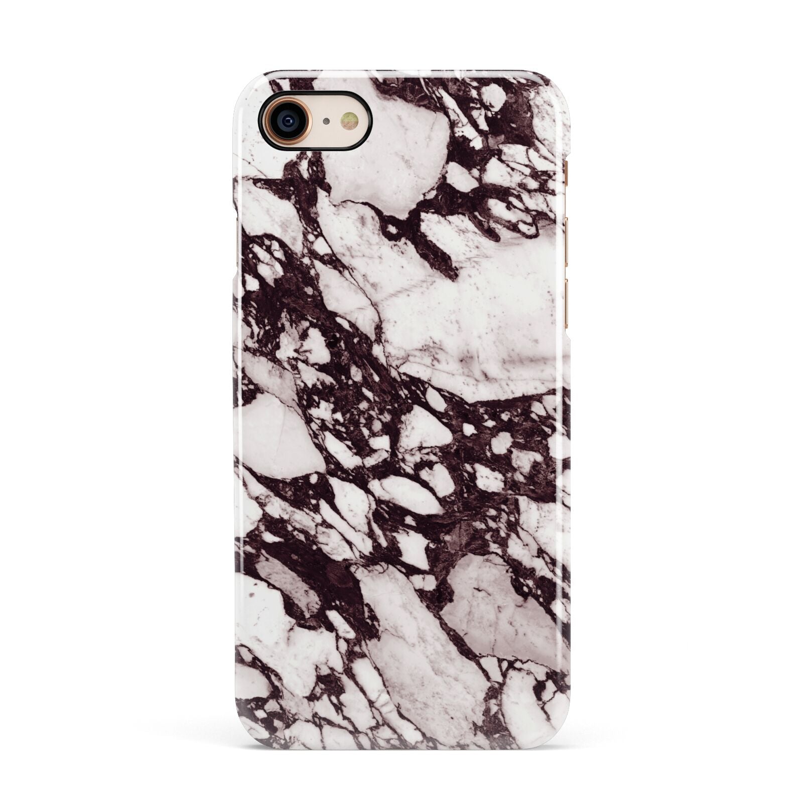 Viola Marble Apple iPhone 7 8 3D Snap Case