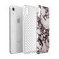 Viola Marble Apple iPhone XR White 3D Tough Case Expanded view