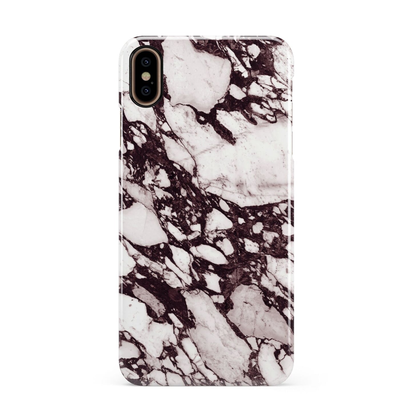 Viola Marble Apple iPhone Xs Max 3D Snap Case