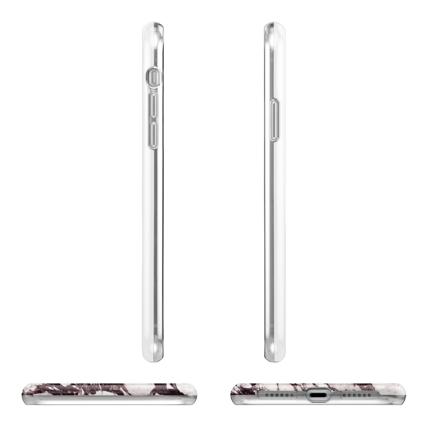 Viola Marble iPhone 11 Pro 3D Tough Case Angle Images