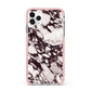 Viola Marble iPhone 11 Pro Max Impact Pink Edge Case