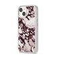 Viola Marble iPhone 14 Glitter Tough Case Starlight Angled Image