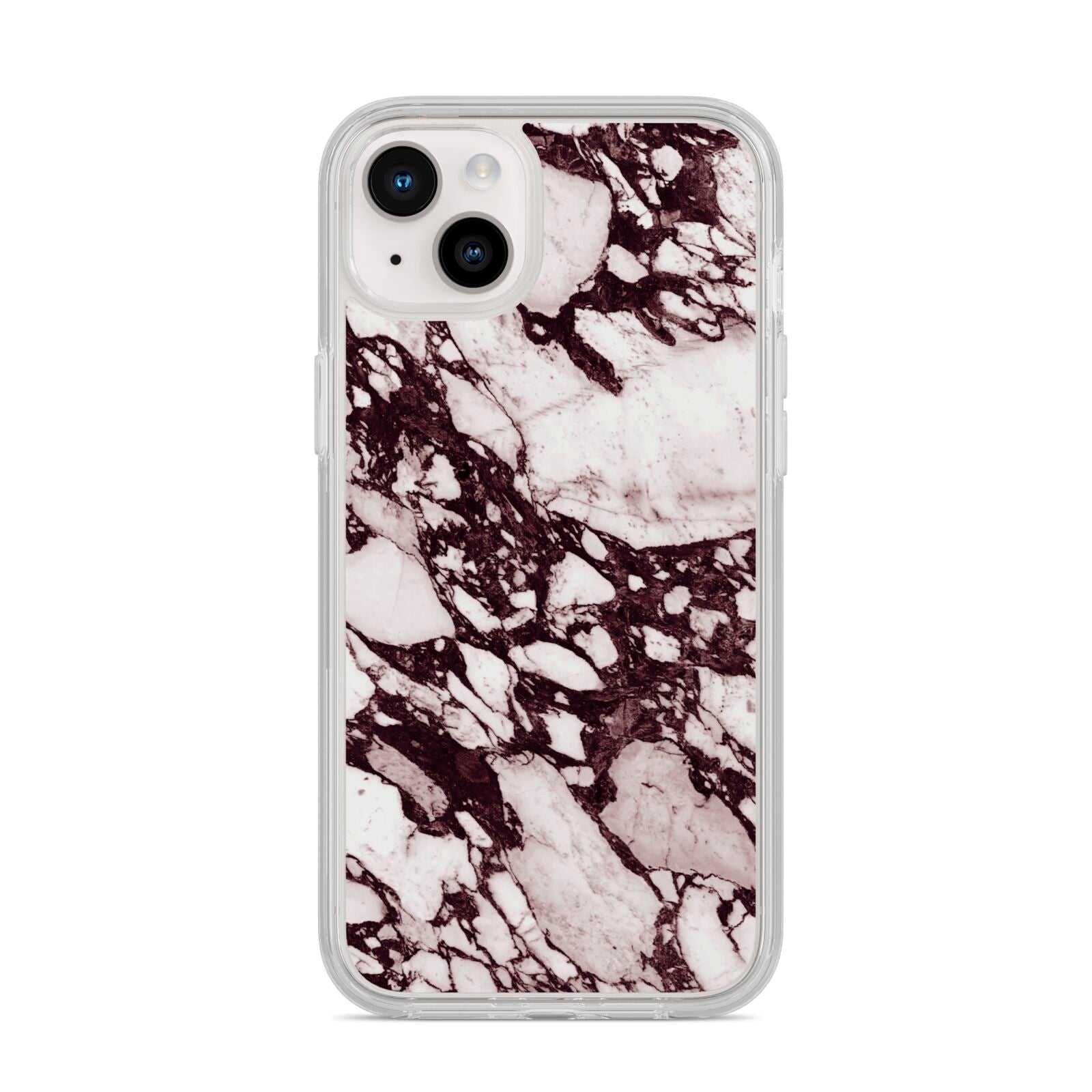 Viola Marble iPhone 14 Plus Clear Tough Case Starlight