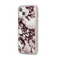 Viola Marble iPhone 14 Plus Glitter Tough Case Starlight Angled Image