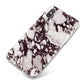 Viola Marble iPhone X Bumper Case on Silver iPhone