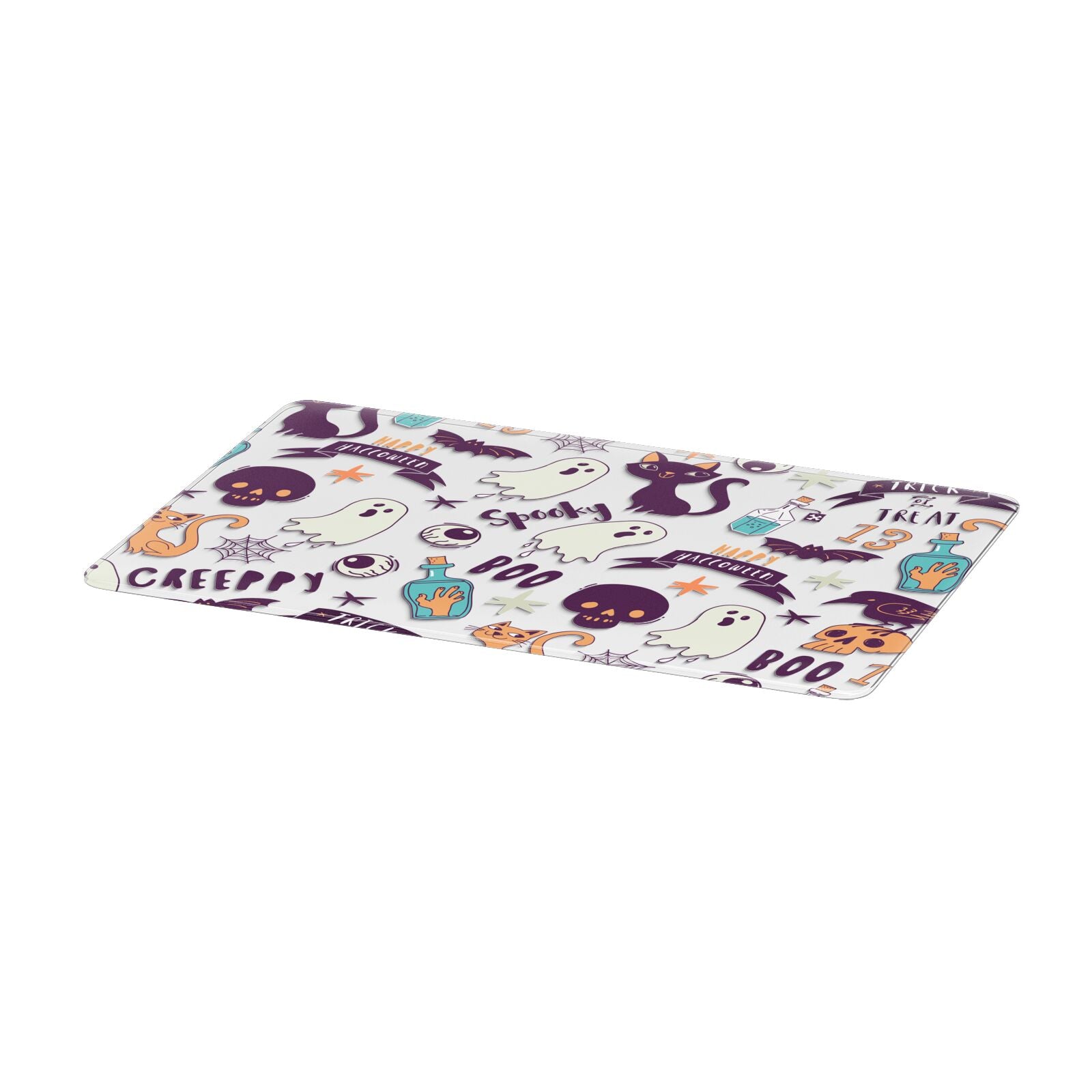 Wacky Purple and Orange Halloween Images Apple MacBook Case Only