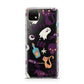 Wacky Purple and Orange Halloween Images Huawei Enjoy 20 Phone Case