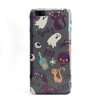 Wacky Purple and Orange Halloween Images OnePlus Case