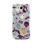 Wacky Purple and Orange Halloween Images Samsung Galaxy S4 Mini Case