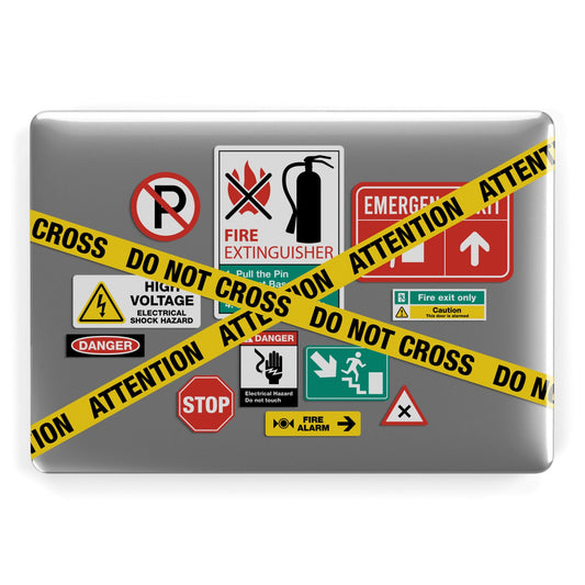 Warning Labels Apple MacBook Case