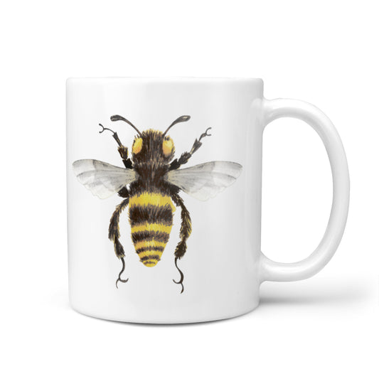 Watercolour Bee Personalised Name 10oz Mug