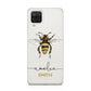 Watercolour Bee Personalised Name Samsung A12 Case