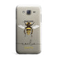 Watercolour Bee Personalised Name Samsung Galaxy J7 Case