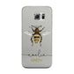 Watercolour Bee Personalised Name Samsung Galaxy S6 Edge Case