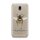 Watercolour Bee Personalised Name Samsung J5 2017 Case