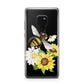 Watercolour Bee and Sunflowers Huawei Mate 20 Phone Case
