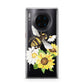 Watercolour Bee and Sunflowers Huawei Mate 30 Pro Phone Case