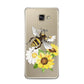 Watercolour Bee and Sunflowers Samsung Galaxy A3 2016 Case on gold phone