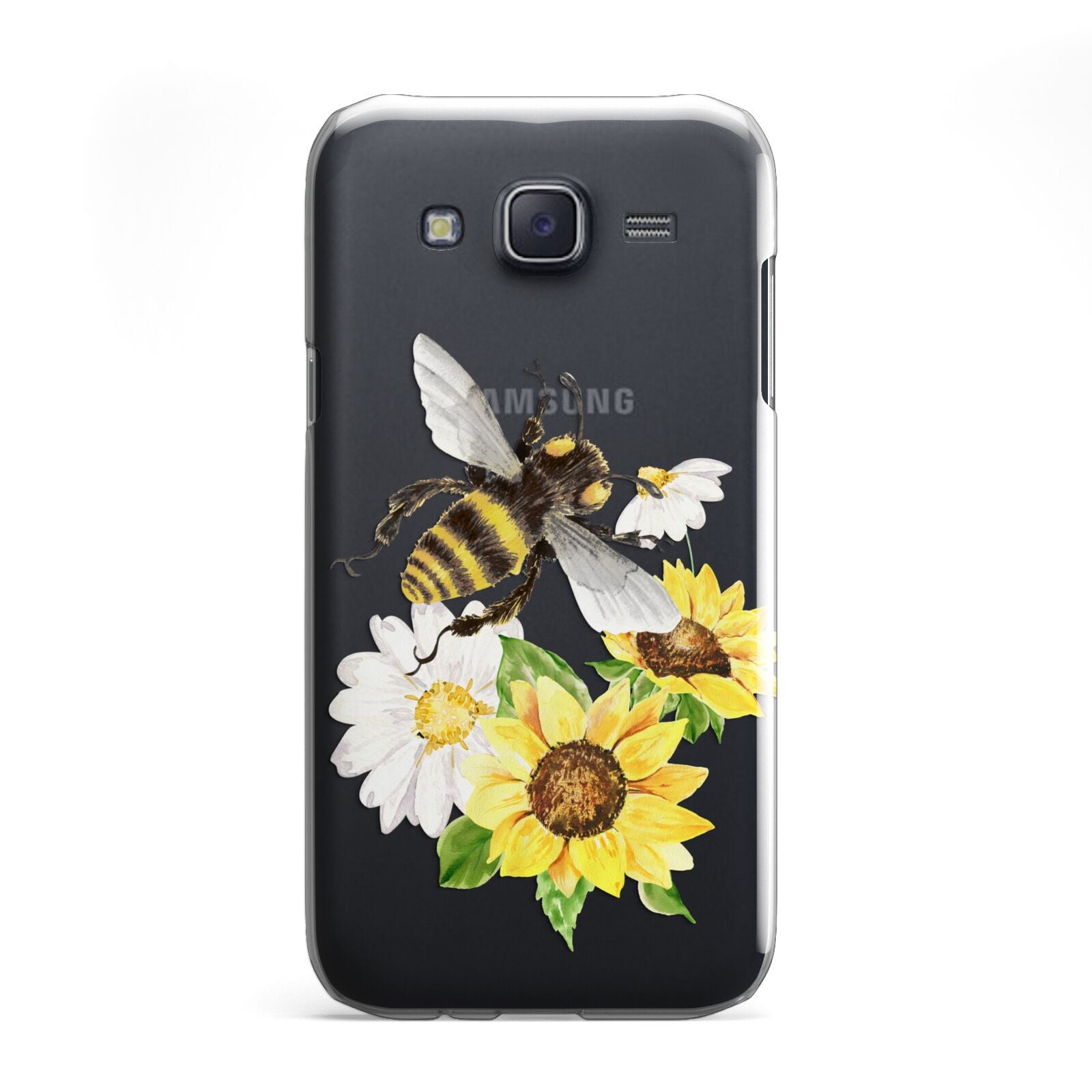 Watercolour Bee and Sunflowers Samsung Galaxy J5 Case