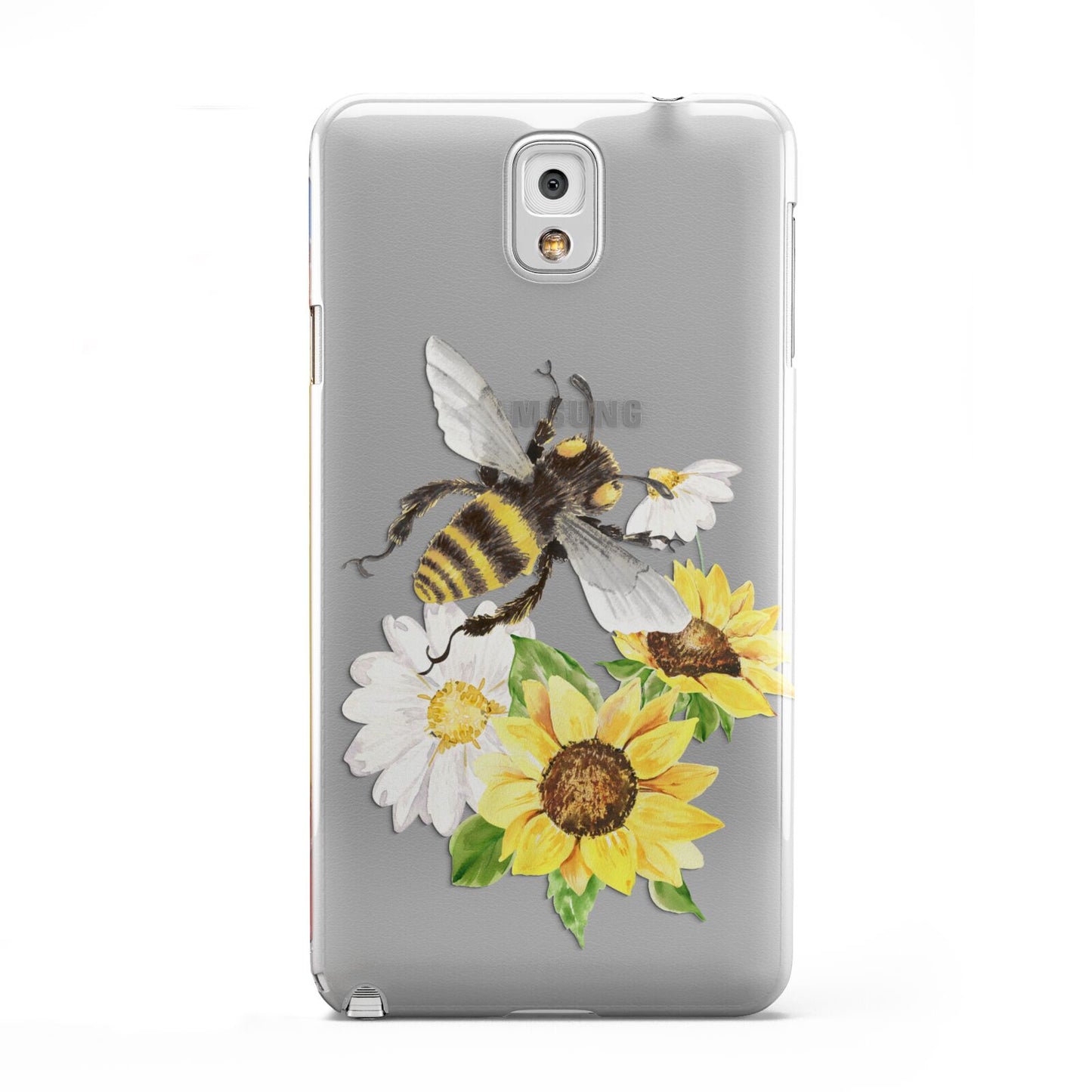 Watercolour Bee and Sunflowers Samsung Galaxy Note 3 Case