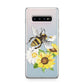 Watercolour Bee and Sunflowers Samsung Galaxy S10 Plus Case
