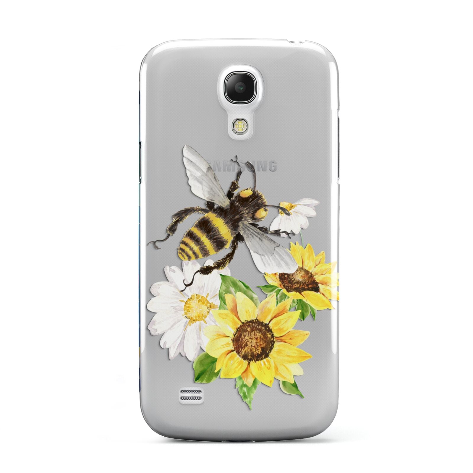 Watercolour Bee and Sunflowers Samsung Galaxy S4 Mini Case