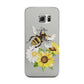 Watercolour Bee and Sunflowers Samsung Galaxy S6 Edge Case