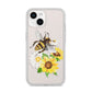 Watercolour Bee and Sunflowers iPhone 14 Clear Tough Case Starlight