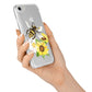 Watercolour Bee and Sunflowers iPhone 7 Bumper Case on Silver iPhone Alternative Image