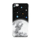 Watercolour Close up Moon with Name Apple iPhone 5c Case