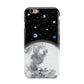 Watercolour Close up Moon with Name Apple iPhone 6 3D Tough Case