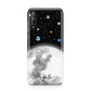 Watercolour Close up Moon with Name Huawei Enjoy 10s Phone Case