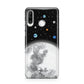 Watercolour Close up Moon with Name Huawei P30 Lite Phone Case