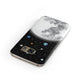Watercolour Close up Moon with Name Samsung Galaxy Case Front Close Up