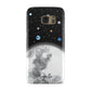 Watercolour Close up Moon with Name Samsung Galaxy Case