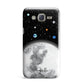 Watercolour Close up Moon with Name Samsung Galaxy J7 Case