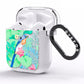Watercolour Floral AirPods Clear Case Side Image