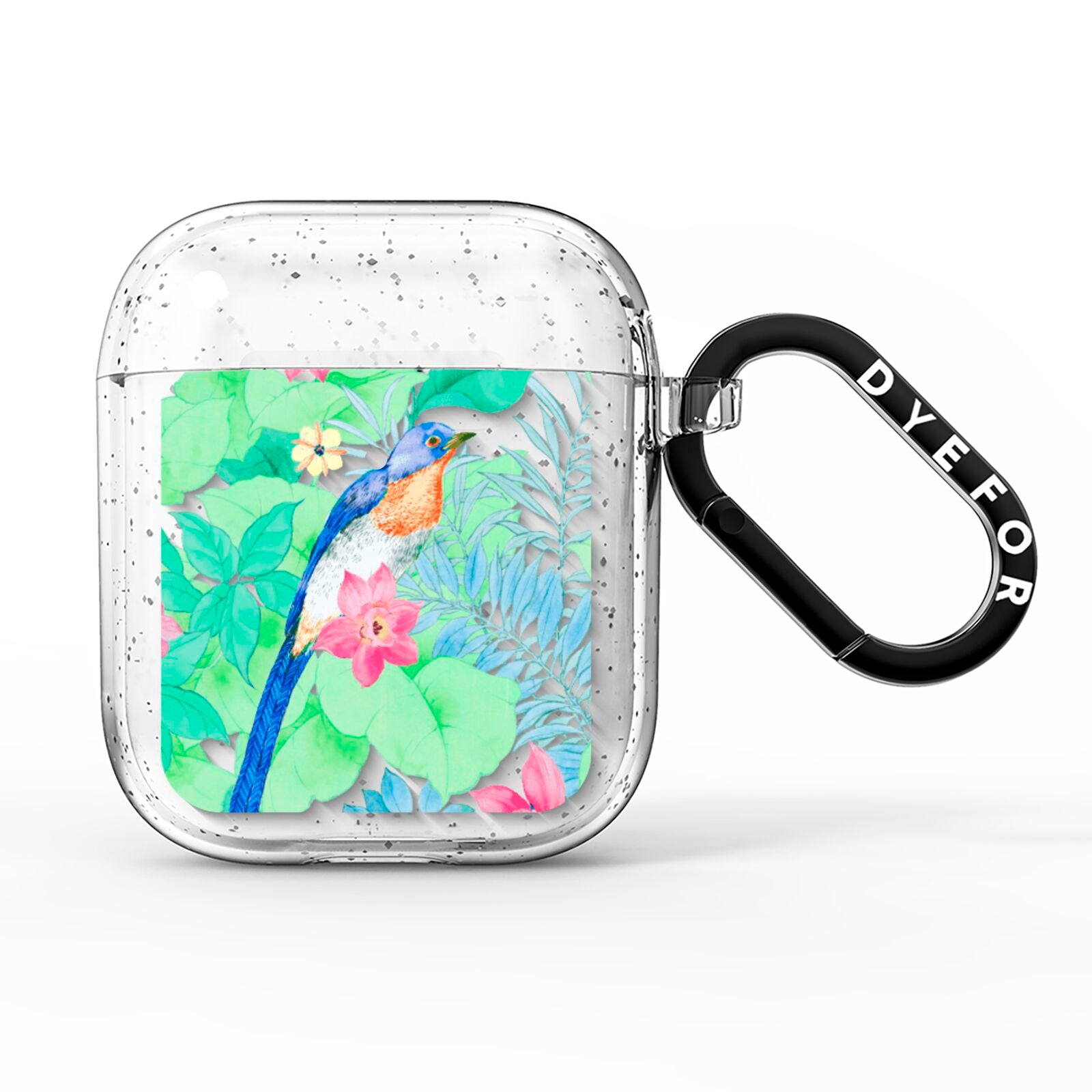 Watercolour Floral AirPods Glitter Case