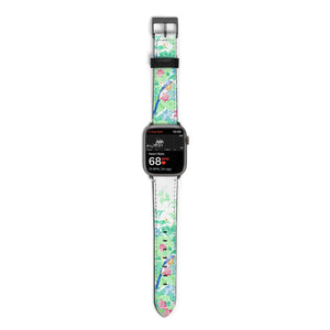 Watercolour Floral Watch Strap