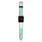 Watercolour Floral Apple Watch Strap with Rose Gold Hardware