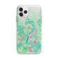 Watercolour Floral Apple iPhone 11 Pro Max in Silver with Bumper Case