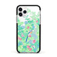 Watercolour Floral Apple iPhone 11 Pro in Silver with Black Impact Case