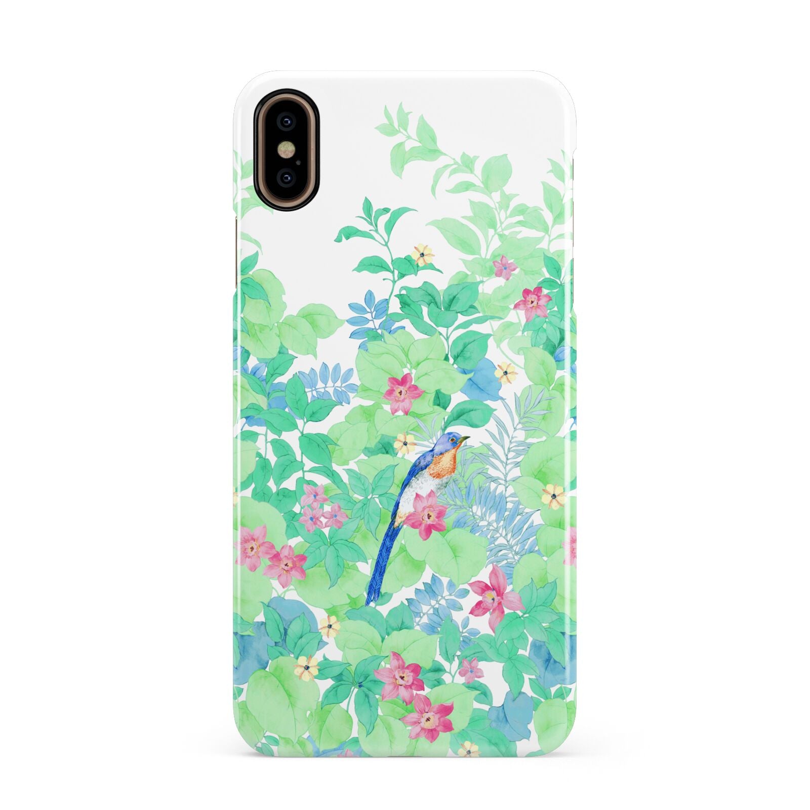 Watercolour Floral Apple iPhone Xs Max 3D Snap Case