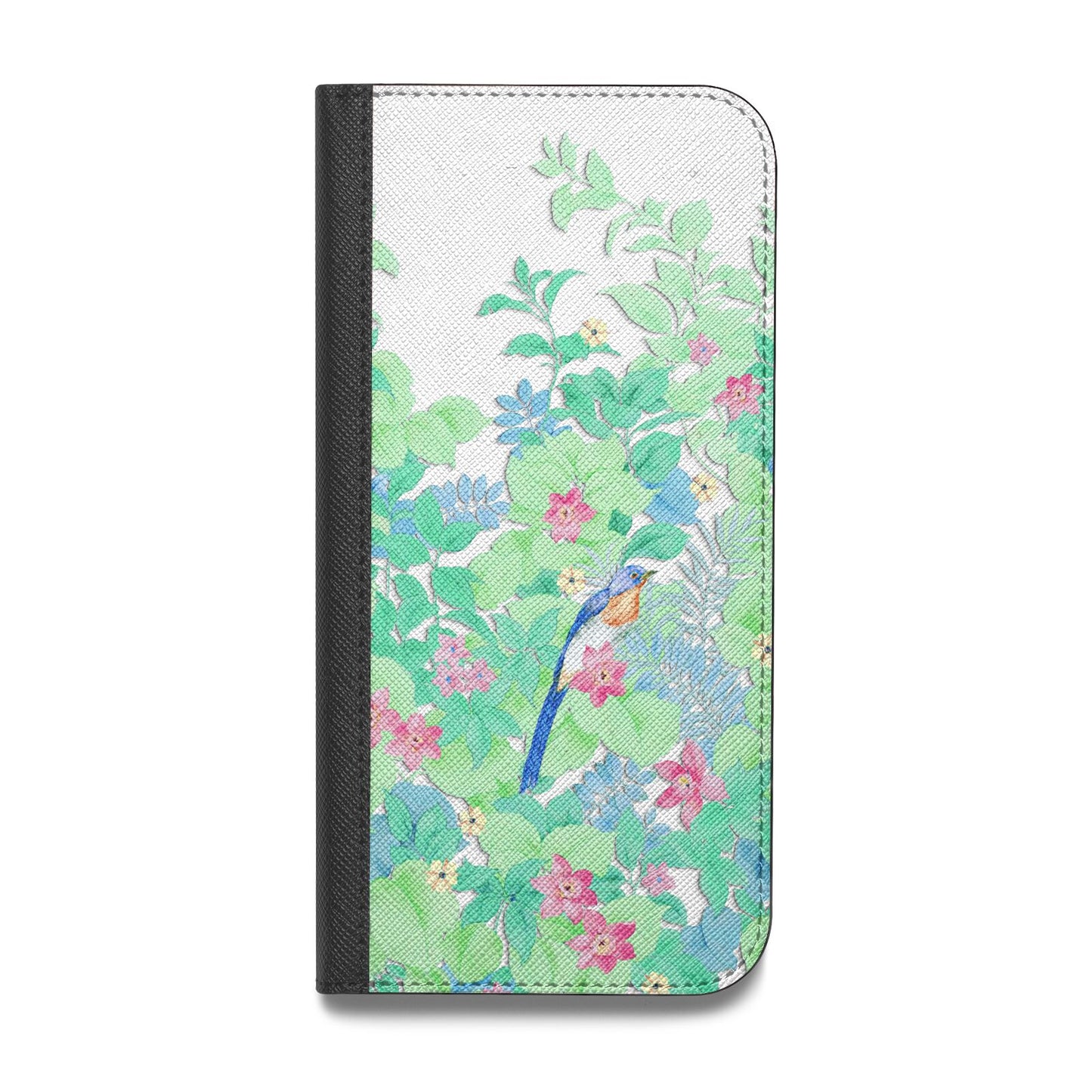 Watercolour Floral Vegan Leather Flip Samsung Case