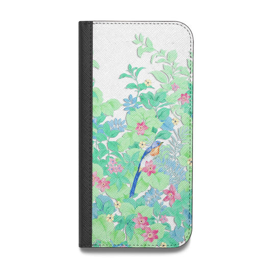 Watercolour Floral Vegan Leather Flip iPhone Case
