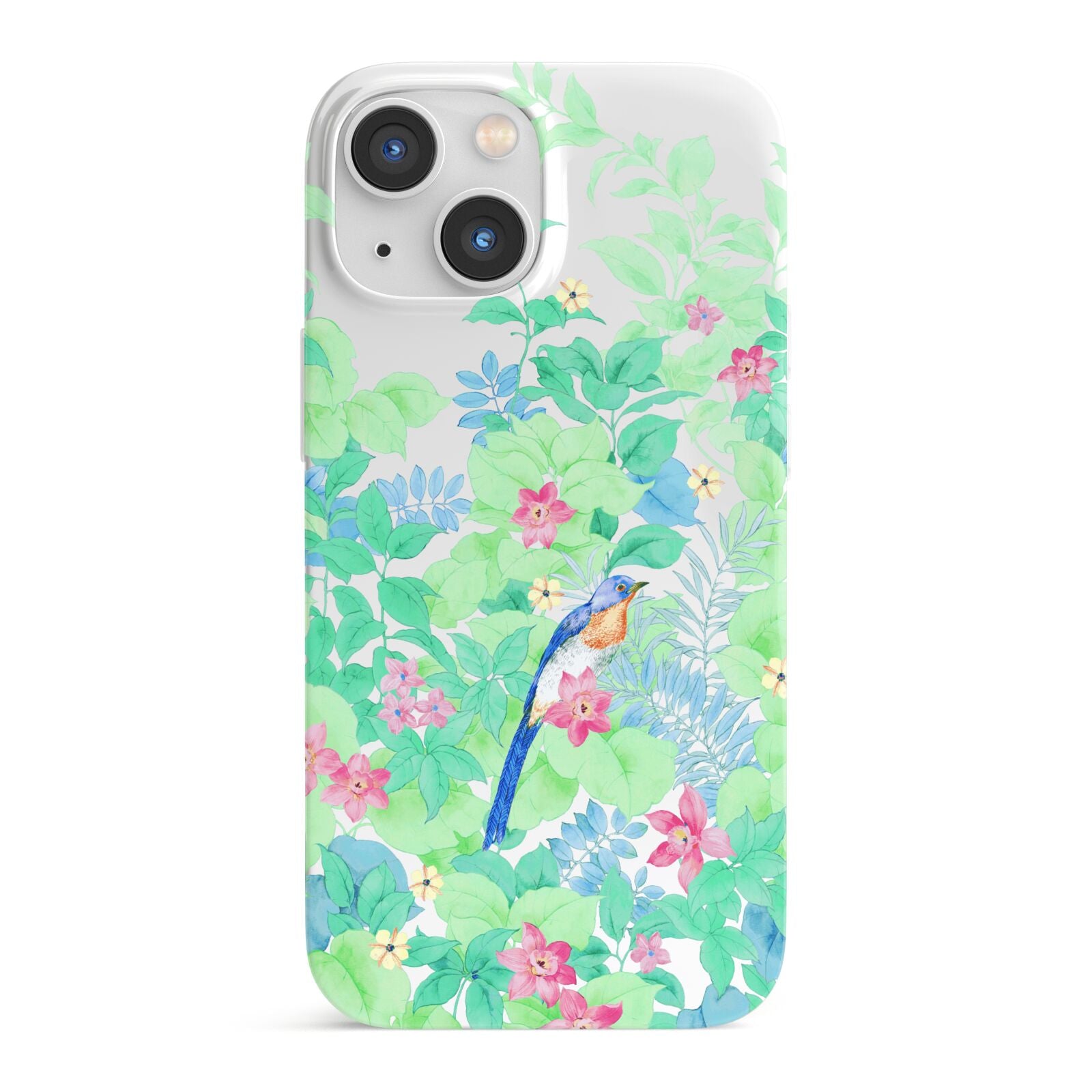 Watercolour Floral iPhone 13 Mini Full Wrap 3D Snap Case