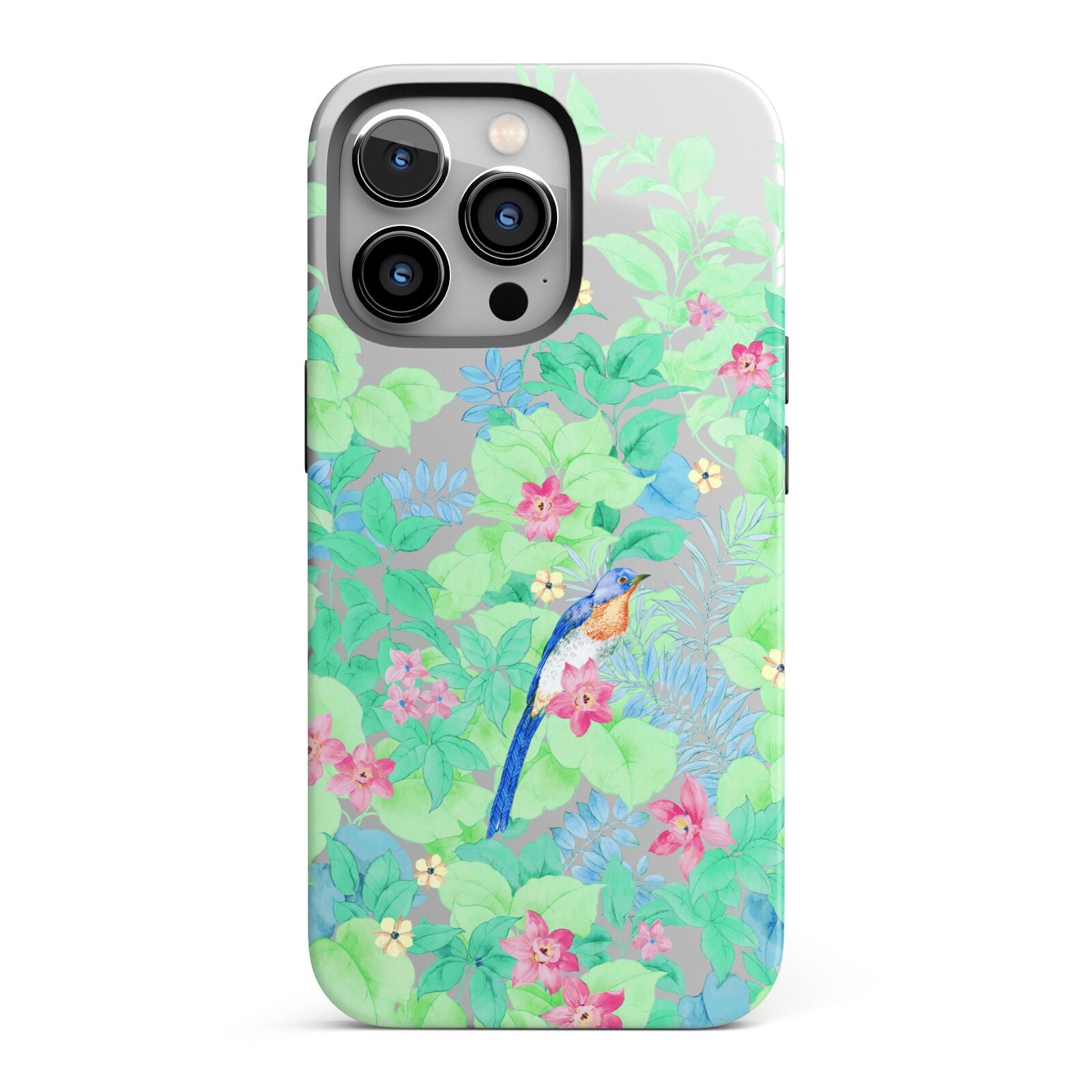 Watercolour Floral iPhone 13 Pro Full Wrap 3D Tough Case