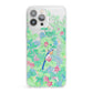 Watercolour Floral iPhone 13 Pro Max Clear Bumper Case