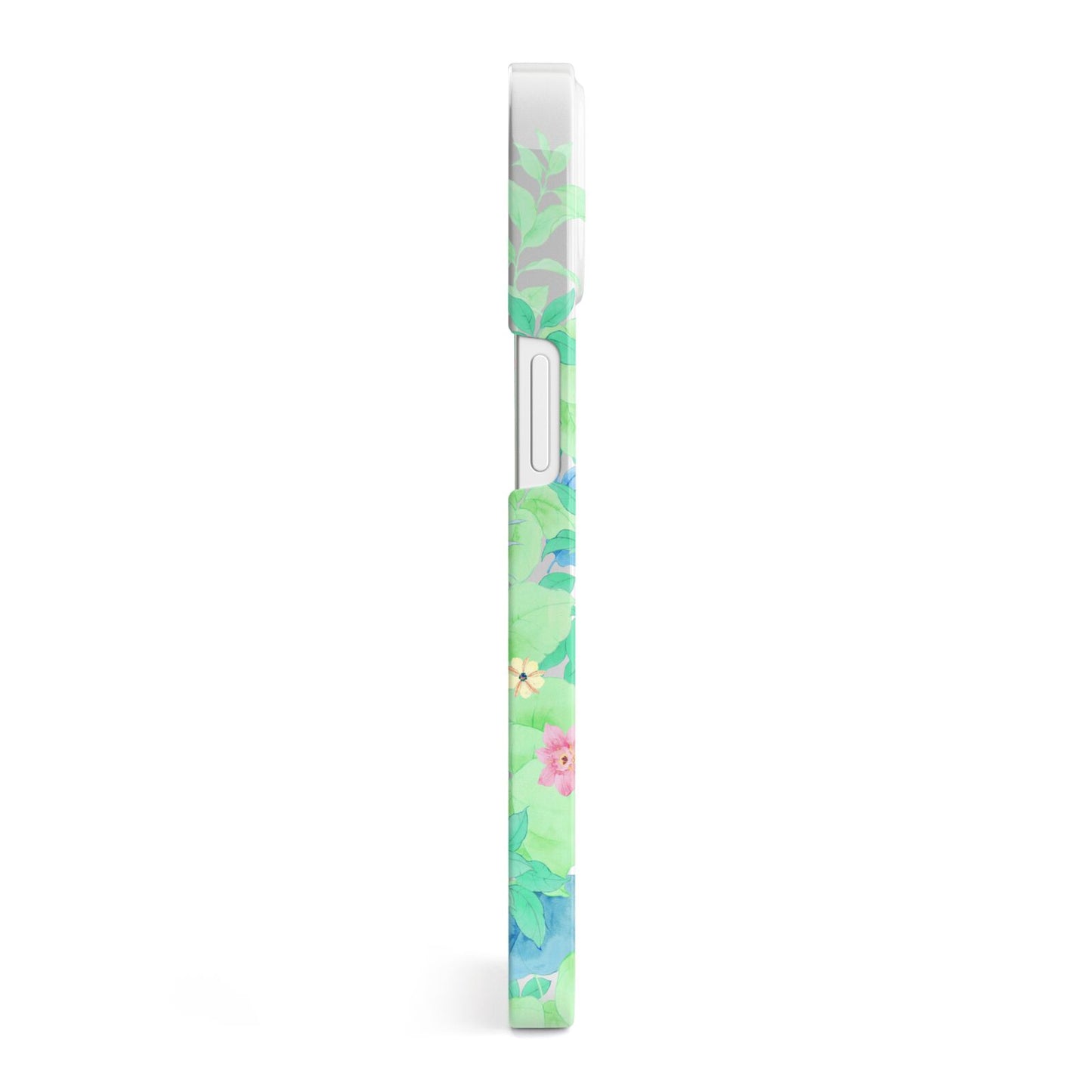 Watercolour Floral iPhone 13 Side Image 3D Snap Case